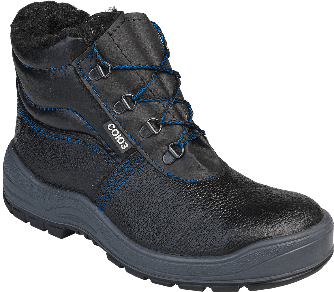 Ботинки СОЮЗНИК с МП шерст. мех, кожаные ПУ-ТПУ